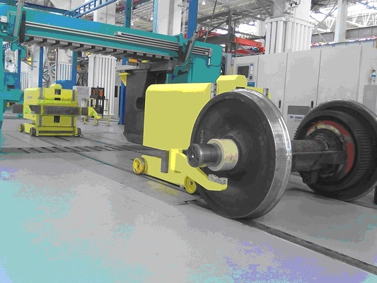 Demiryolu Araç Tamir için Yatay CNC Hidrolik Tekerlek Basın
